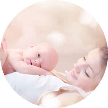 baby on mother chakras
