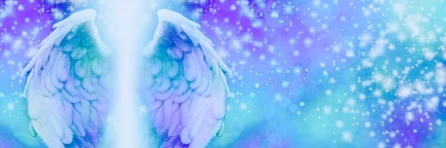 Purple Angel Wings (Archangel Zadkiel)