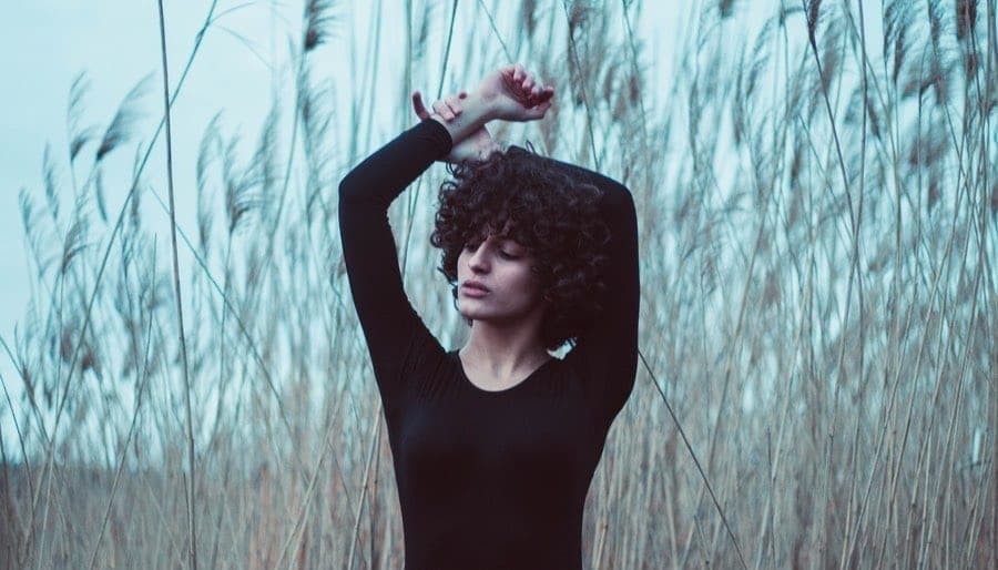 Woman in Long Grass