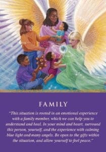 angel message connect with family