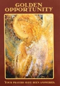 angel message golden opportunity
