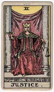 Tarot Card Justice