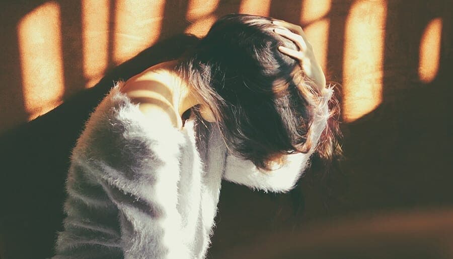 girl who is struggling with toxic people