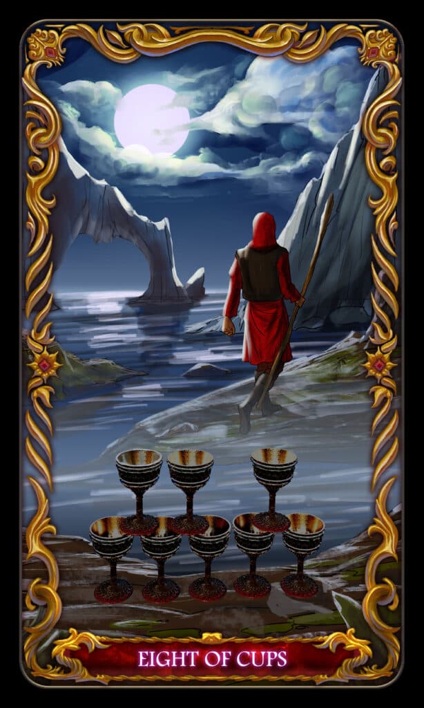 Eight of Cups Tarot Card