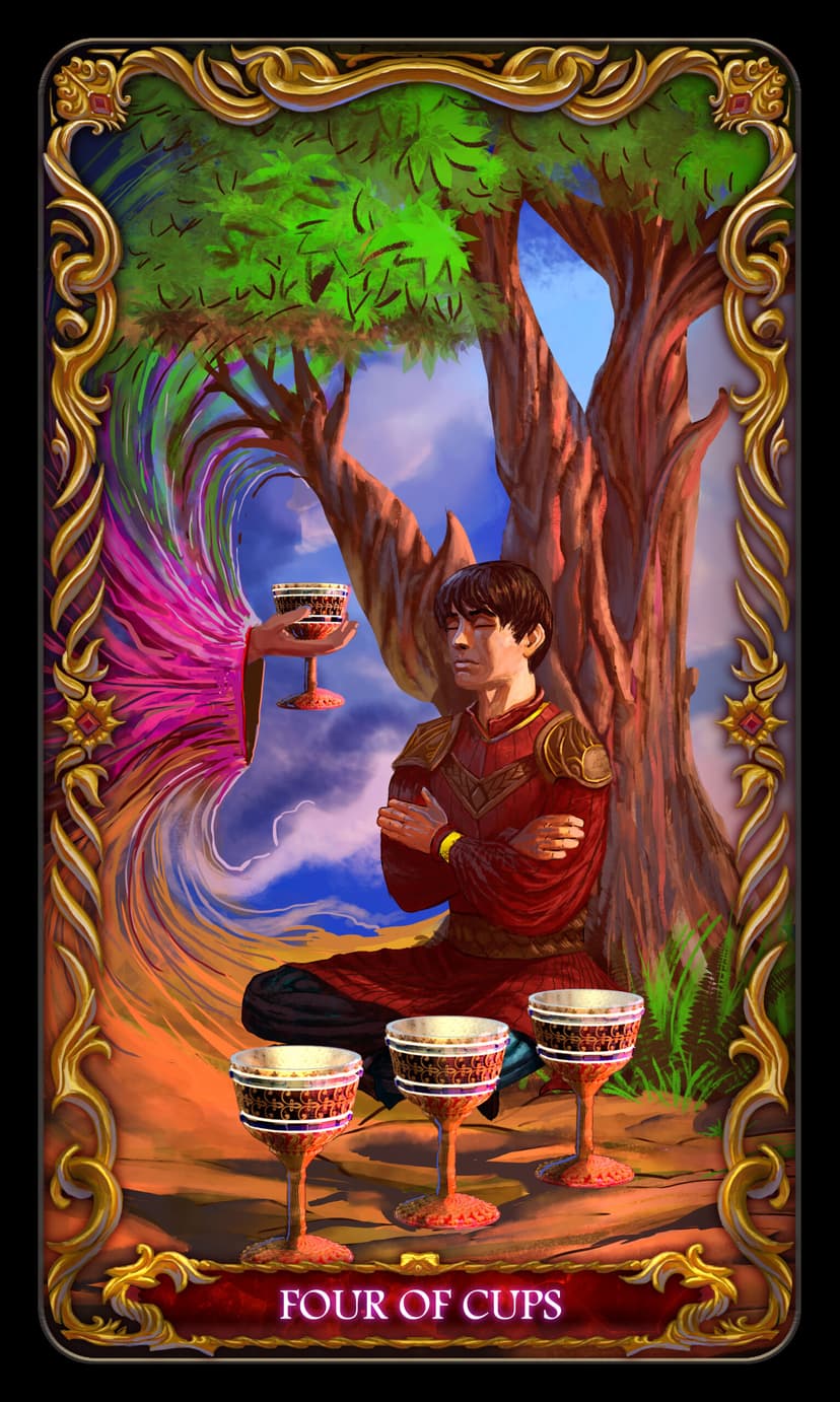 Four of Cups: Your In-Depth Guide to Apathy and Re-evaluation