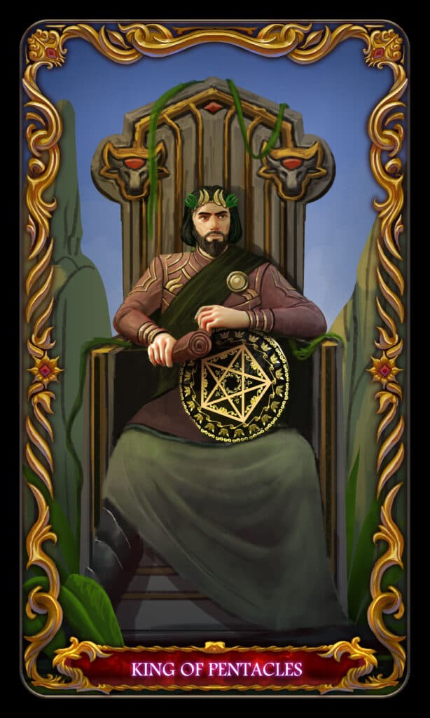  King of Pentacles Tarot Card