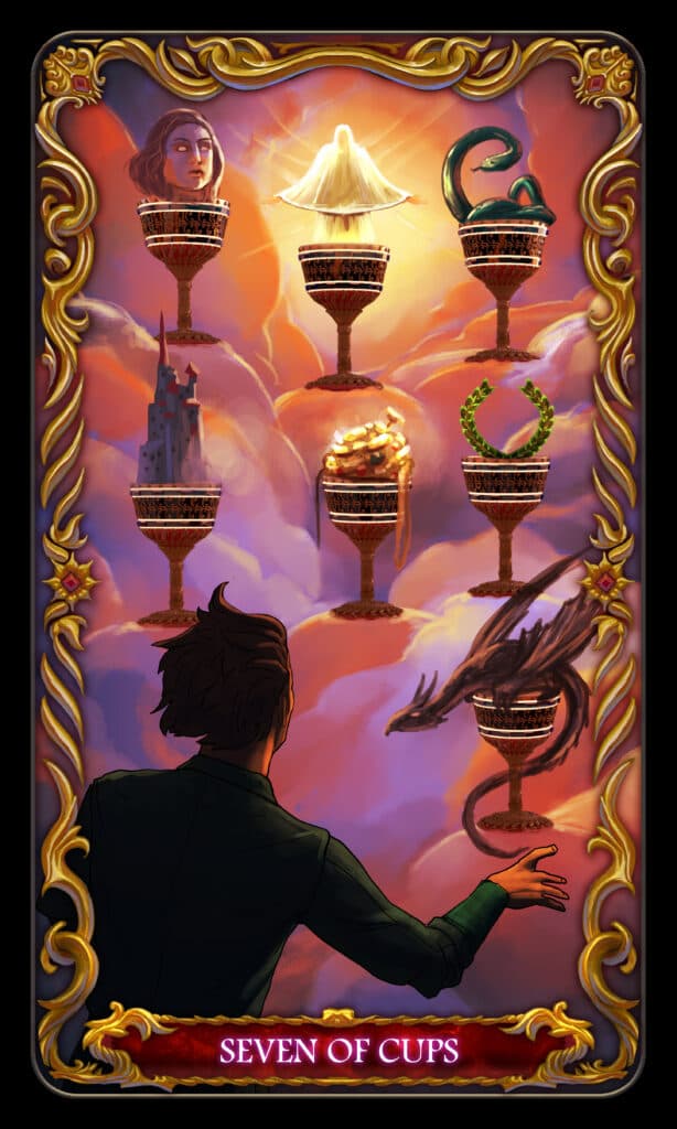 Seven of Cups Tarot Card