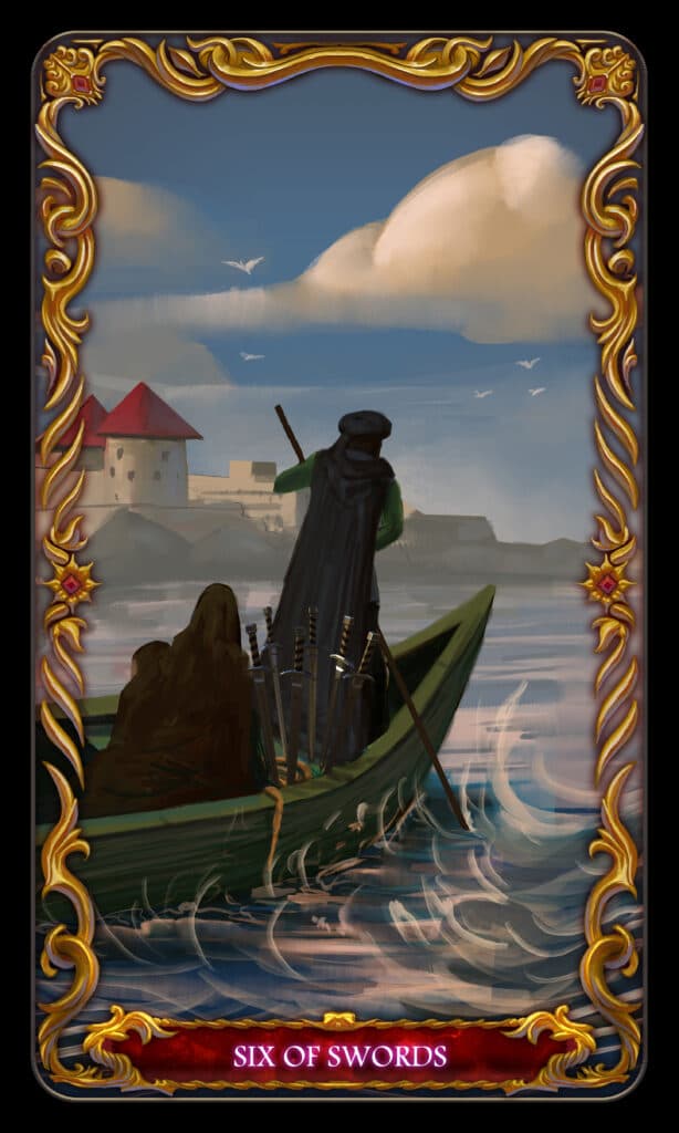 Six of Swords Tarot Card