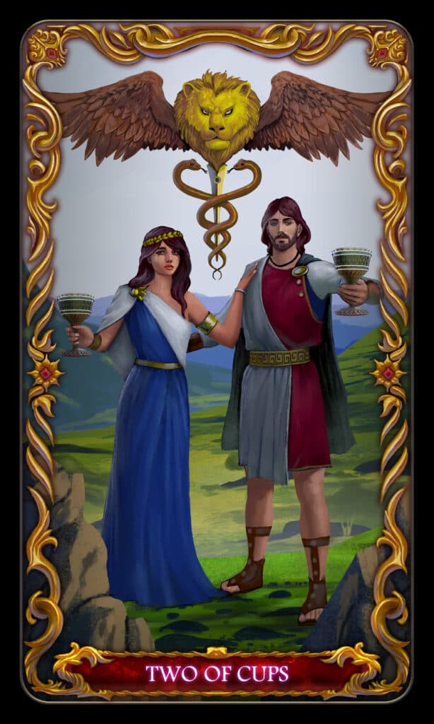 Two of Cups Tarot Card
