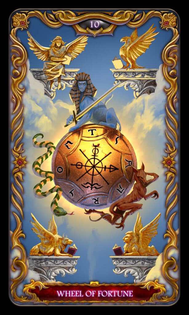 Wheel of Fortune tarot card