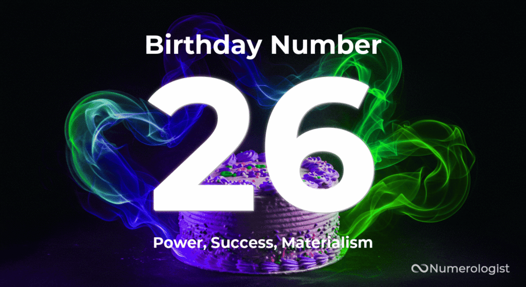 Birthday Number 26
