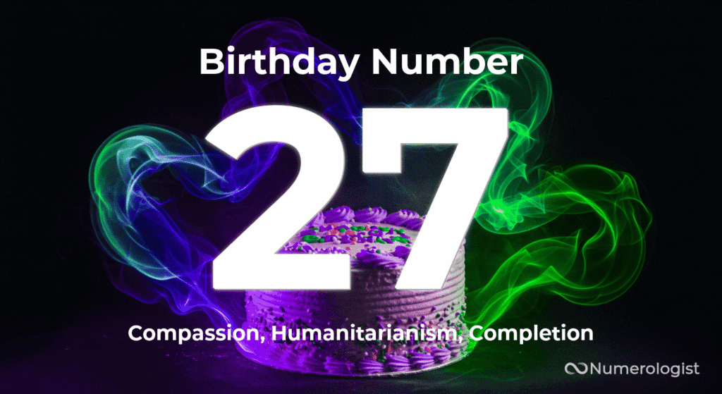 Birthday Number 27