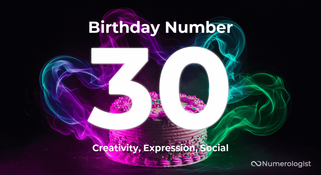 Birthday Number 30