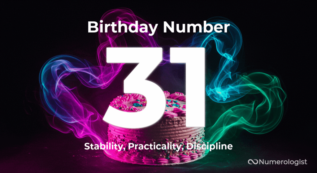 Birthday Number 31