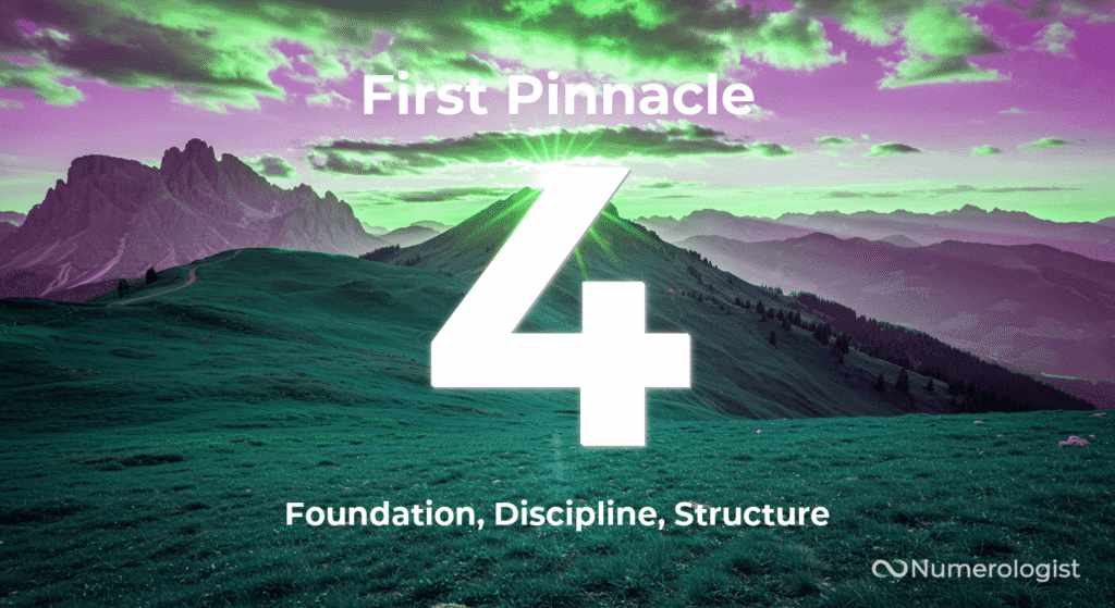 First Pinnacle Number 4