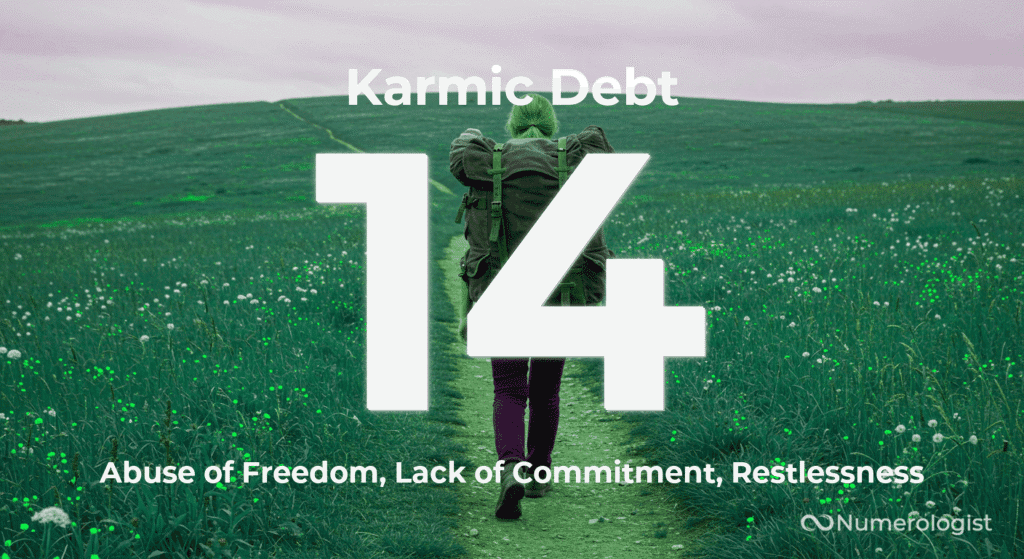 Karmic Debt Number 14