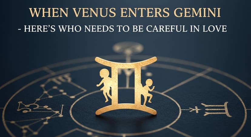 WHEN VENUS ENTERS GEMINI – HERE’S WHO NEEDS TO BE CAREFUL IN LOVE