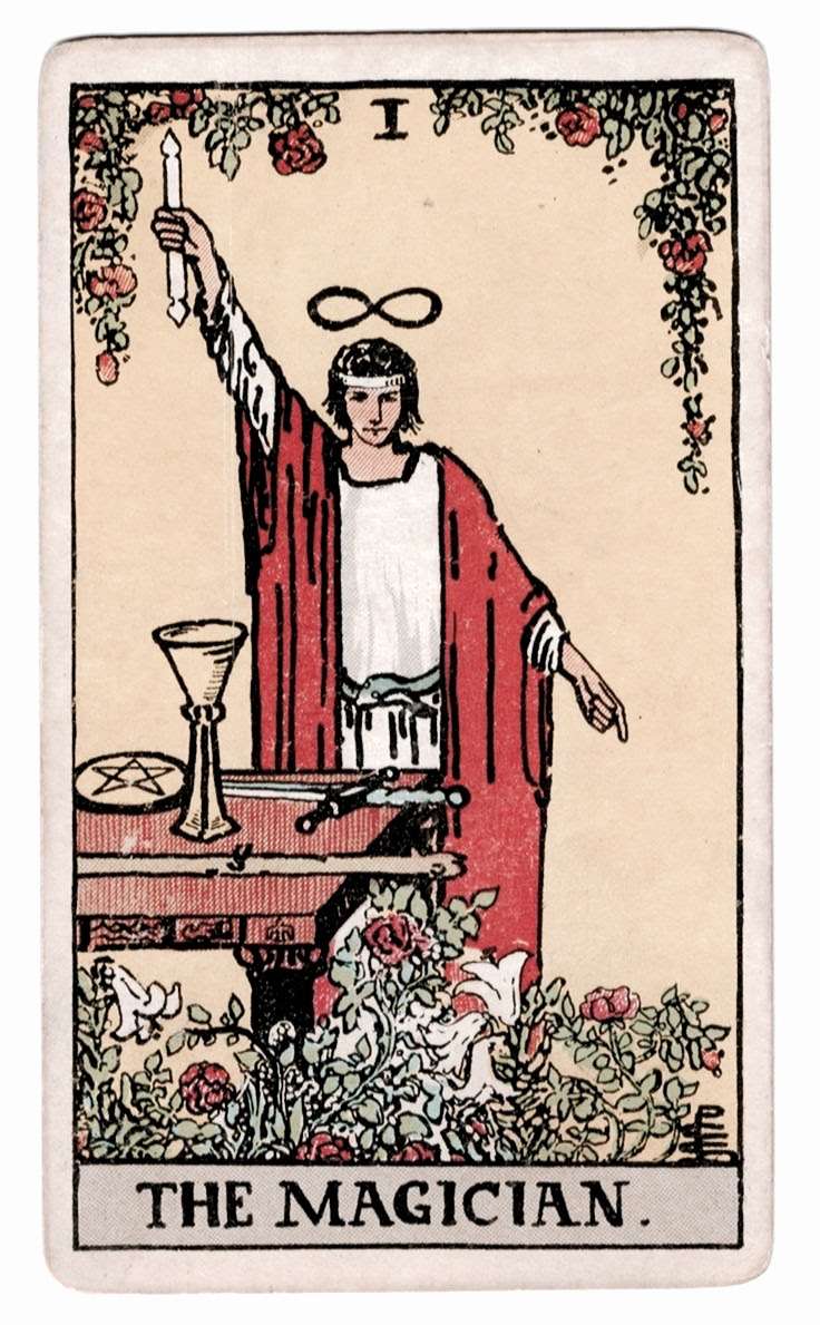 The Magician Tarot Card (Rider-Waite Tarot Deck)