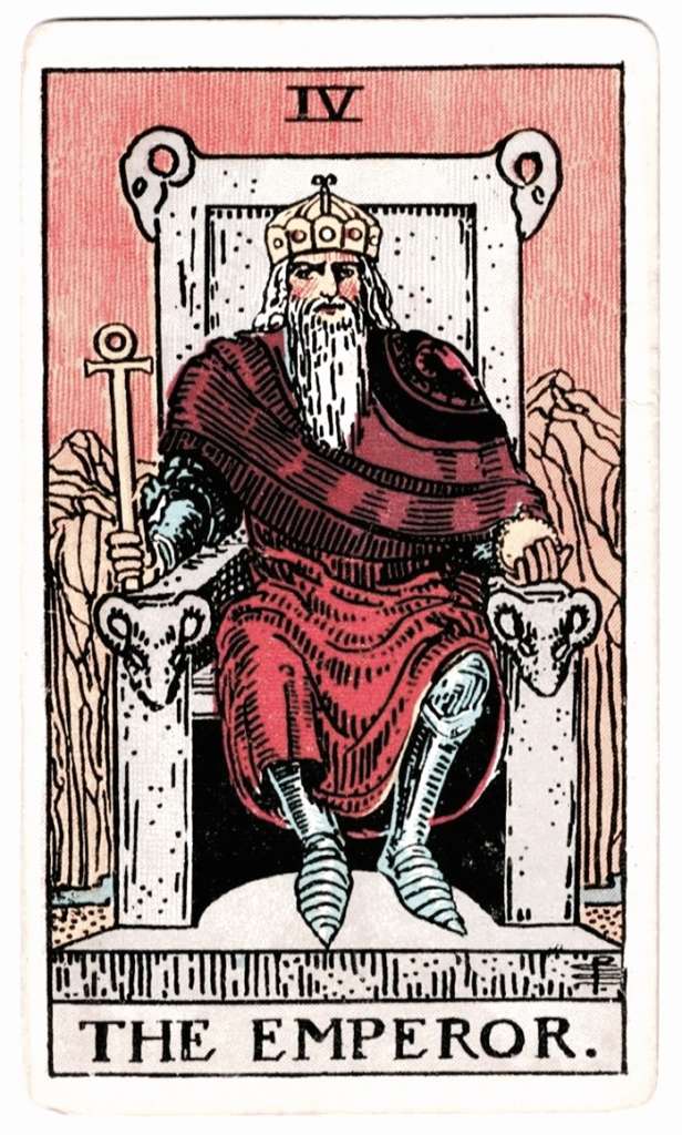 What does the number 4 represent in Tarot?