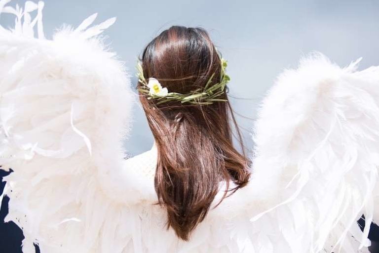 Woman with Angel Wings