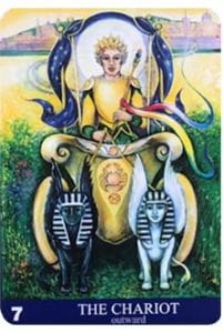 aura soma angel cards the chariot