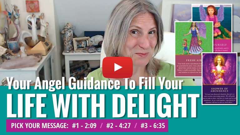 youtube video thumbnail - angel messages for DELIGHT