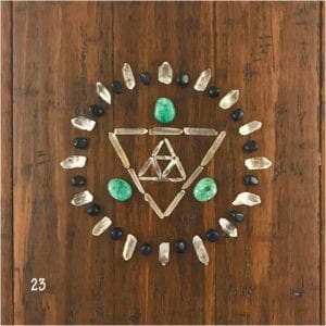sacred crystal grid