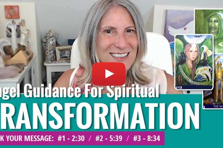 youtube video thumbnail - angel message for transformation