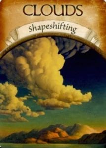 clouds shapeshifting angel cards oracle cards