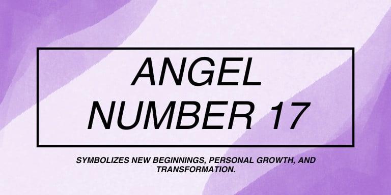 Angel Number 17 - Number header