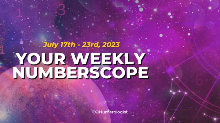 Weekly Numberscope July 17th-23rd, 2023