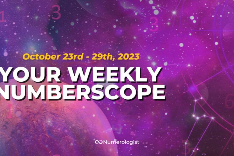 Weekly Numberscope October 23rd-29th 2023